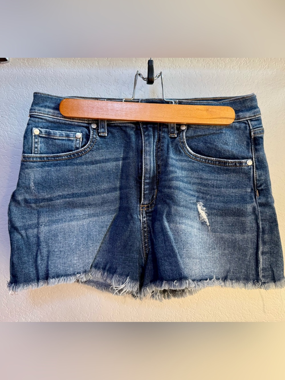 PINK Cutoff Denim Shorts